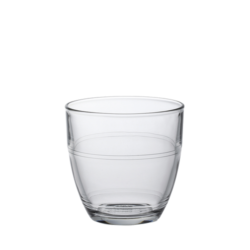 Le Gigogne. Clear Glass Coffee Cup. Tasse à café en verre transparent.