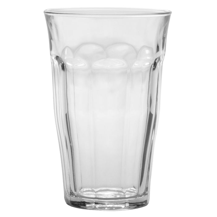 Duralex Le Picardie. Clear Glass Tumblers in Large. Les verres en verre transparent de grande taille.