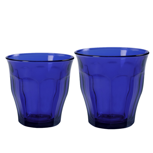 Picardie Saphir Blue Tumbler Set – 12 Piece (6x250ml, 6x310ml)
