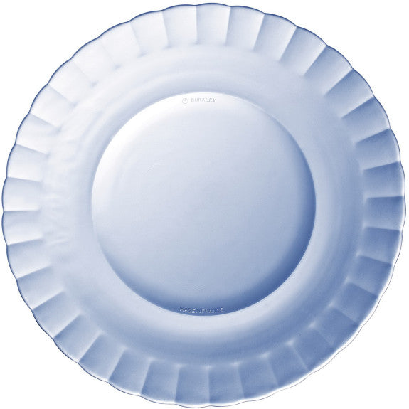 Duralex Le Picardie. Marine Blue Glass Plate. L'assiette en verre bleu marine.