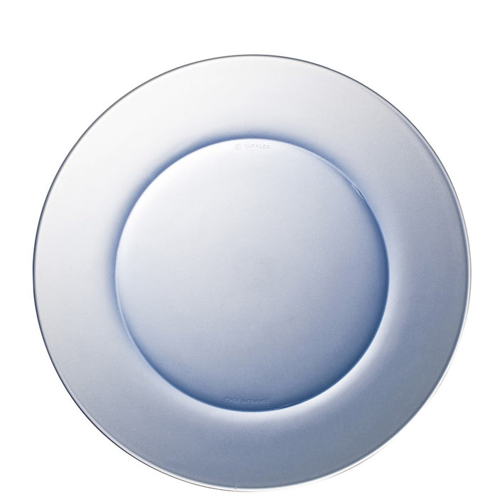 Duralex Lys. The blue marine glass dinner plate. L'assiette à dîner en verre bleu marine.