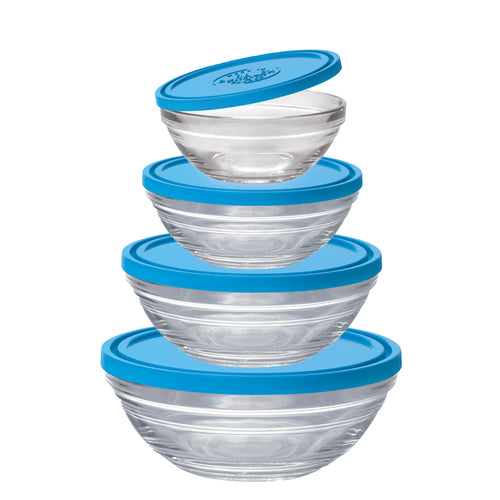 Freshbox Round storage bowls with lids Set (8 Pc) (Copy)