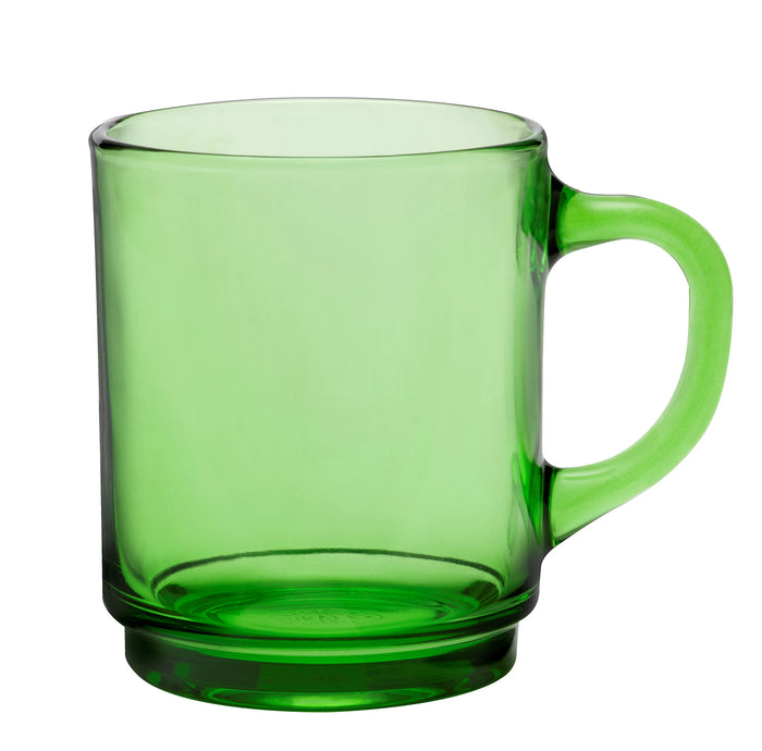 Duralex Lys. Les tasses en verre vert. The Green Glass Mug. 