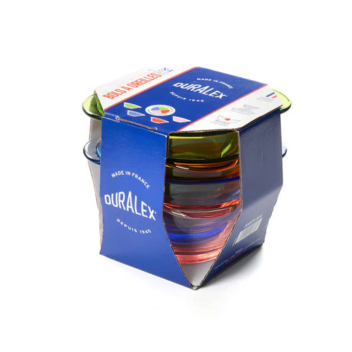 Lys Mixed Color bowls with handles 0.51L (set of 4)