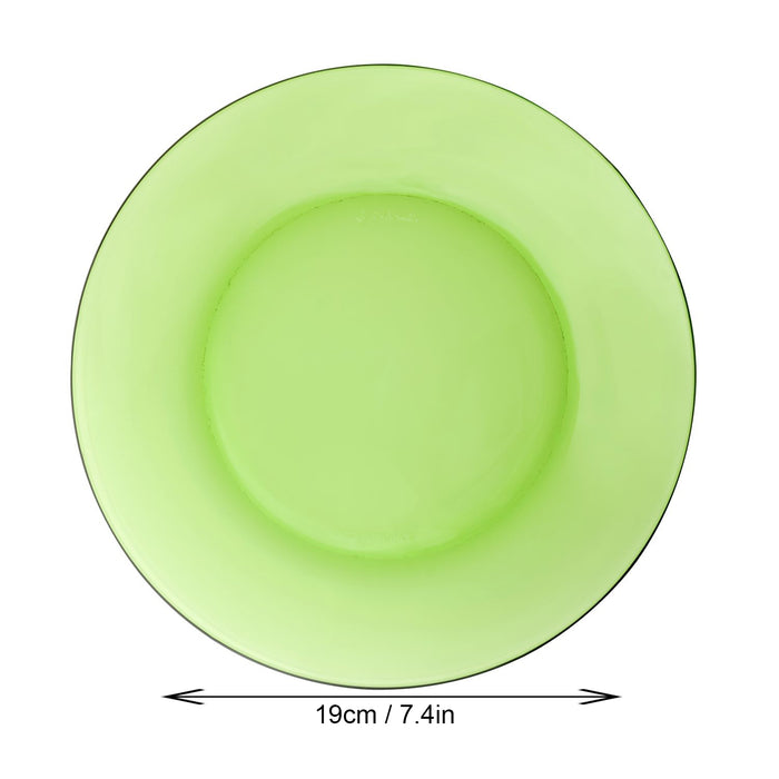 Duralex Lys Mixed Color Plate Set of Six -19cm - Duralex Canada | Tough Tempered Glassware