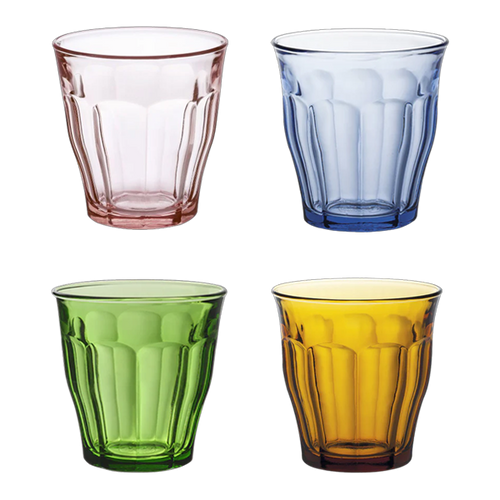 Le Picardie® - Assorted Colored tumblers 250ml (Set of 4)