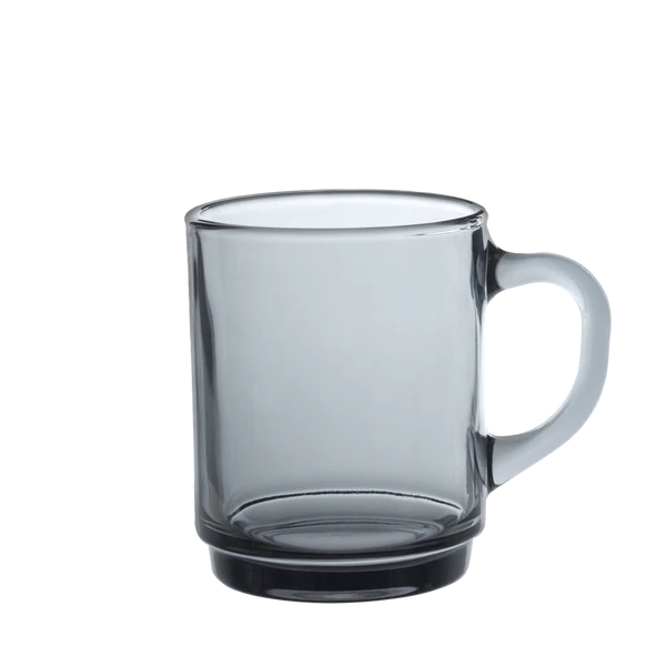 Duralex Versailles. Sepia Glass Mug. La tasse en verre sepia. 